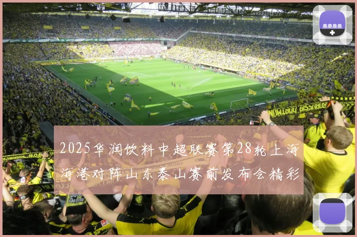 2025华润饮料中超联赛第28轮上海海港对阵山东泰山赛前发布会精彩回顾